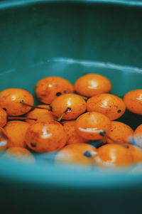 Close-up of orange fruits