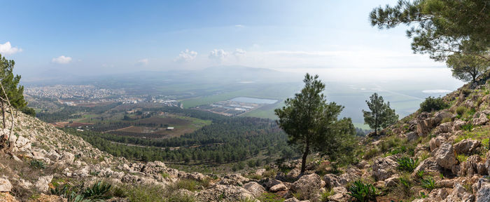 Scenic view of landscape against sky