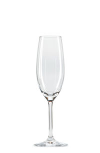 Close-up of wineglass against white background