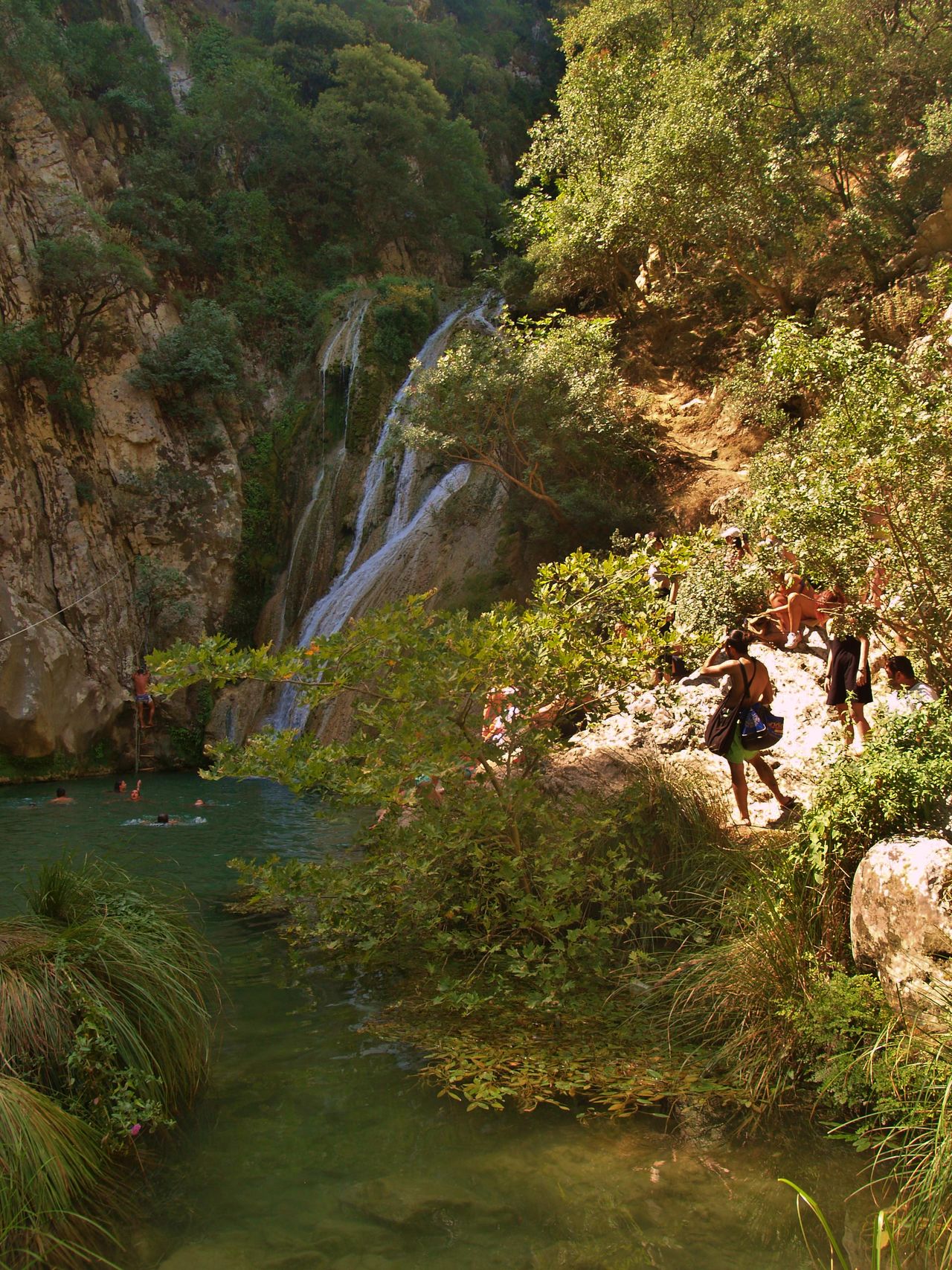 Waterfalls polilimnio messinia