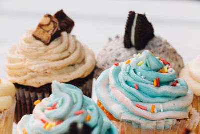 Close-up of cupcakes