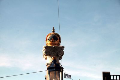 Low angle view of built structure against sky