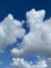 Low angle view of clouds in sky