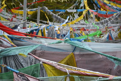 Close-up of fishing net