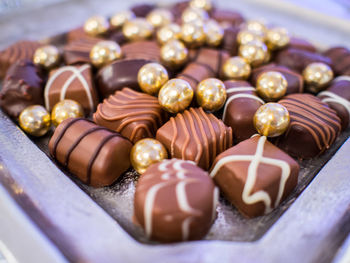 Close-up of christmas decorations