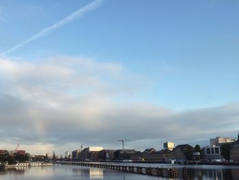 River with buildings in background