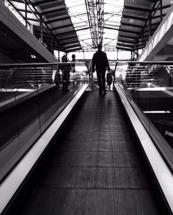 Low angle view of subway station