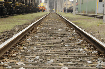 View of railroad tracks