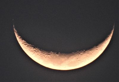 Close-up of moon at night