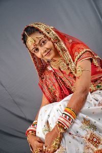 Young woman smiling