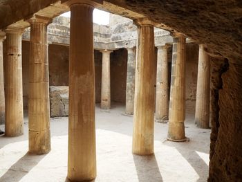 Interior of historic building