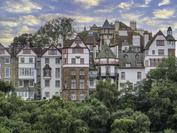 View of residential buildings in edinburgh