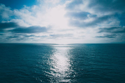 Idyllic shot of sea against sky