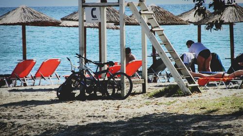 View of beach against sky