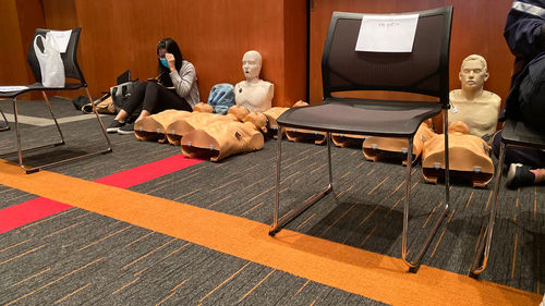 Group of people sitting on seat