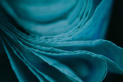 Extreme close up of blue flower