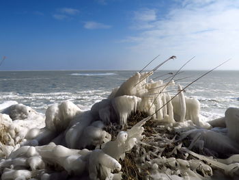 Panoramic view of sea against sky