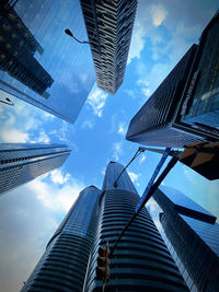 Low angle view of modern building