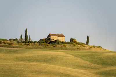 Rolling hills in tuscany, italy taken in may 2022