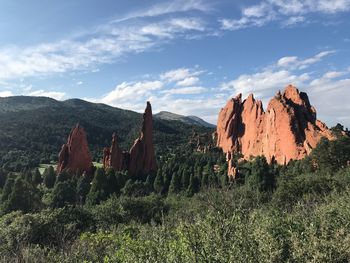 Panoramic view of landscape against sky