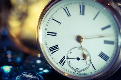 Close-up of clock