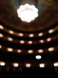Close-up of illuminated light bulb
