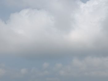 Low angle view of clouds in sky