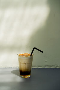 Close-up of drink on table