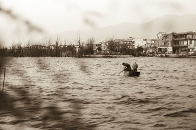 Boat in sea