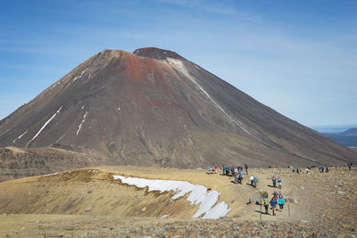 Group of people on the road