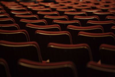 Full frame shot of chairs