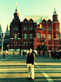 People in city