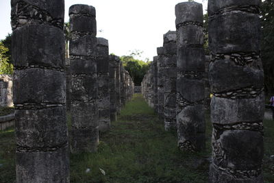 View of old ruins