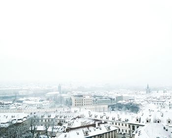 Snow covered landscape