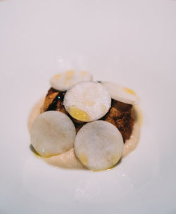 Close-up of dessert in plate