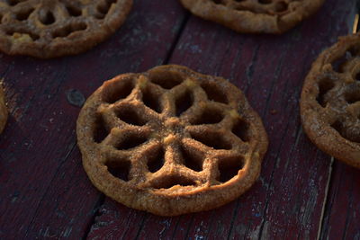 Close-up of cookies