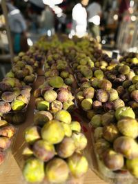 Close-up of fruits at market stall