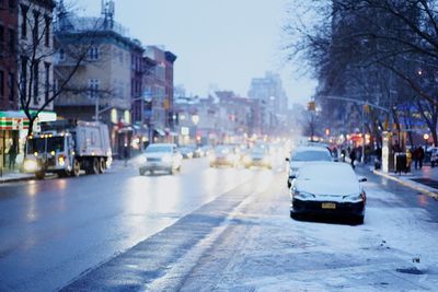 Traffic on road