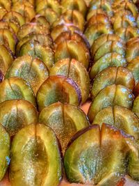 Full frame shot of fruits