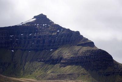 Scenic view of mountain against sky