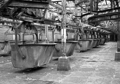 Interior of abandoned factory