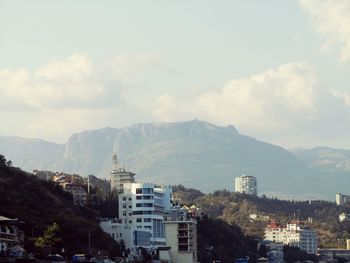 Cityscape against sky