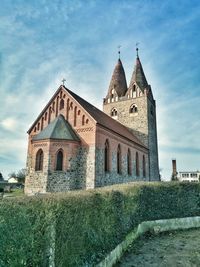 Low angle view of cathedral against sky