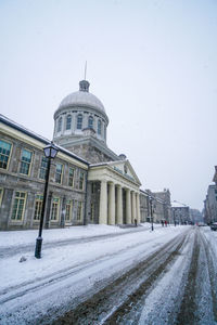 View of building in winter