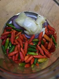 Close-up of salad in plate