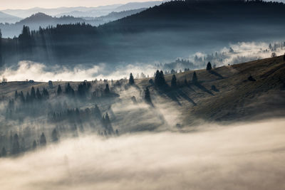 Panoramic view of landscape against sky