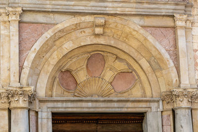 Low angle view of historical building