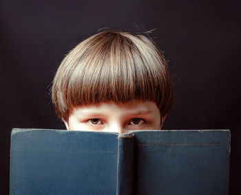 Close-up of girl looking away