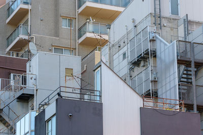 Low angle view of residential building