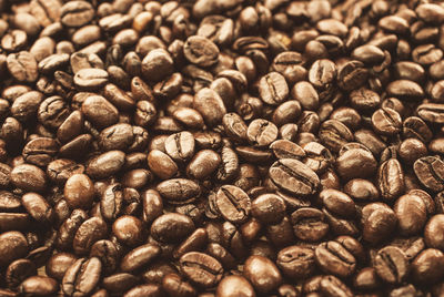 Full frame shot of coffee beans